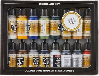 Vallejo Extreme Modelling - Set de pintura acrílica (16 unidades), multicolor